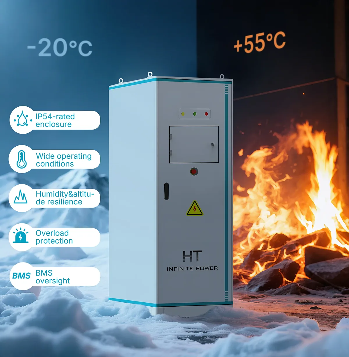 50kWh Battery energy storage system Environmental adaptability